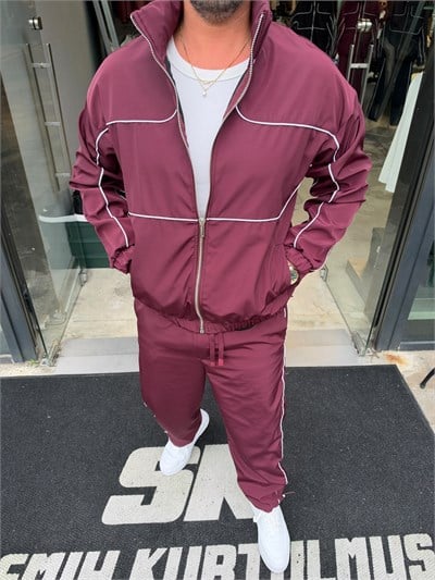 Bordo SK Biyeli Kaplama Kumaş Takım SK415