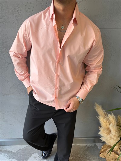 Lila Darcon PoliPamuk Gömlek -R4012