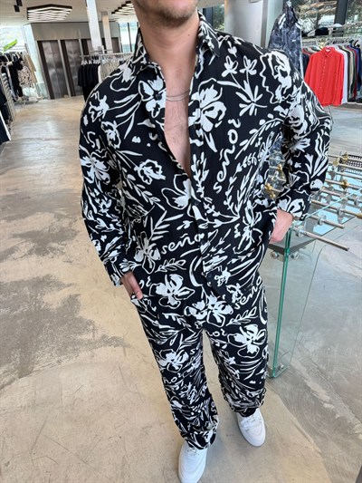 GG Müslin Kumaş Desenli Takım 