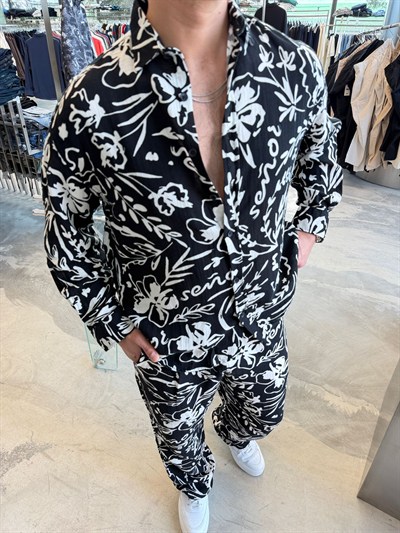 GG Müslin Kumaş Desenli Takım 