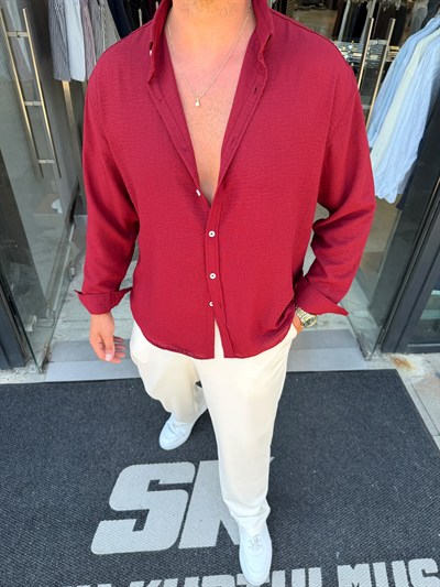 Gora Kumaş Oversize Gömlek 