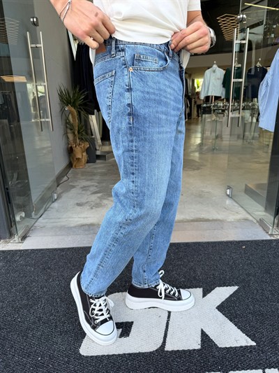 GR5101 Açık Mavi Boyfriend Pantolon