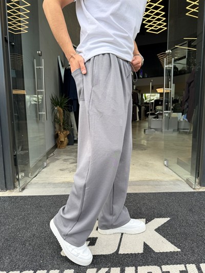 Gri Double Face Kumaş Eşofman BRR40-209