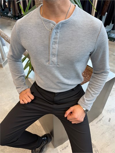 Gri NG Selanik Kumaş Sweat