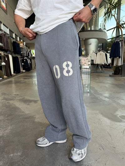 Füme Yıkamalı Baggy Eşofman Altı ES08