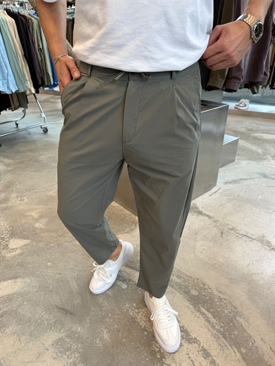 Haki İthal Paraşüt Kumaş Pantolon RT5107