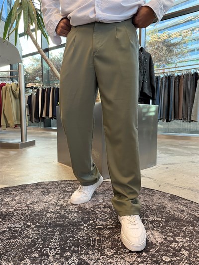 Haki Pileli Baggy SF4032
