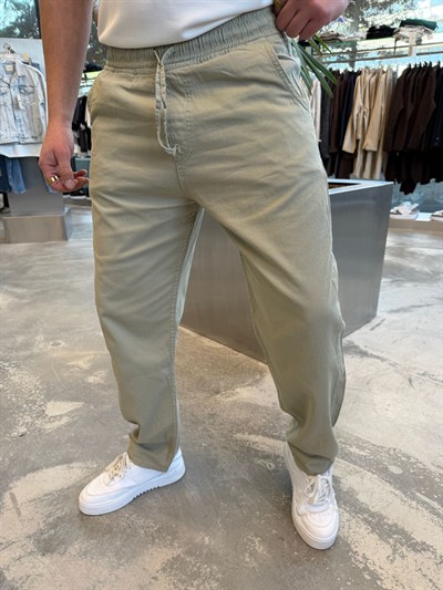 Haki Regular Kalıp Gabardin -W888