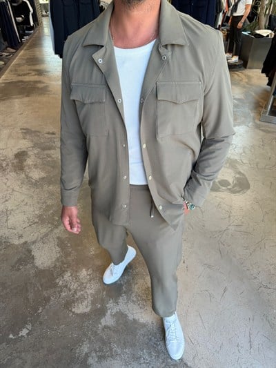 Haki Safari Kumaş İtalyan Takım