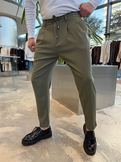 Haki W İthal Kumaş Keten -5062