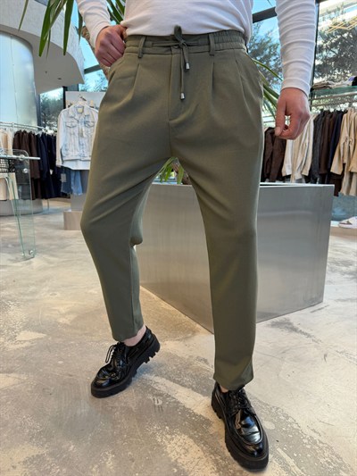 Haki W İthal Kumaş Keten -5062