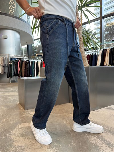İp Detaylı Regular Kot Pantolon W4011