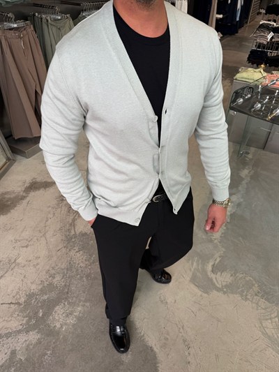 Gri MRK Hırka 