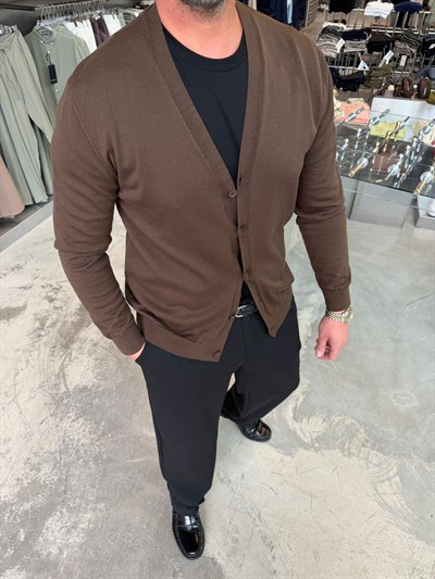 Kahverengi MRK Hırka 