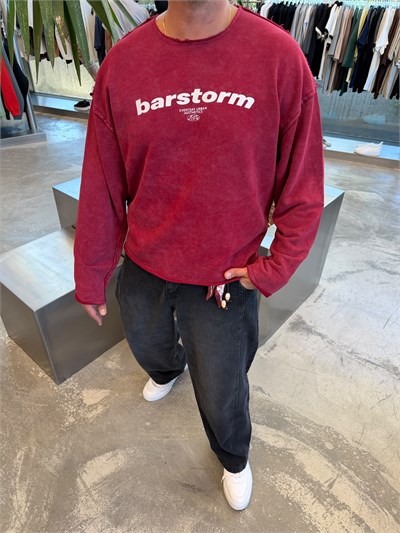 Kırmızı Barstorm Boxfıt Sweat BR80-104