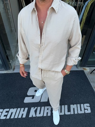 Krem ER Modal Takım