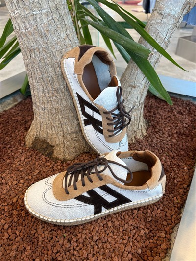 Krem  LK Deri Ayakkabı 