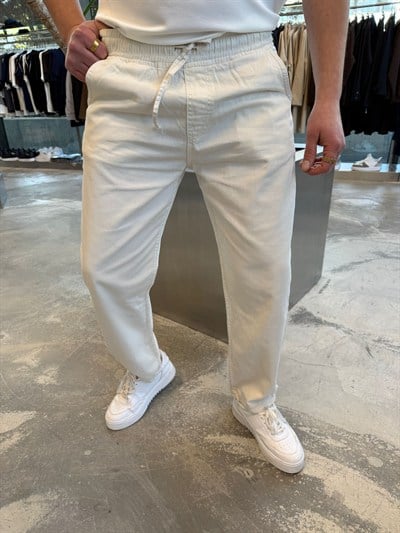 Krem Regular Kalıp Gabardin -W888