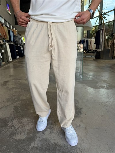 Krem S Logolu İnce Gabardin  -SPF4019