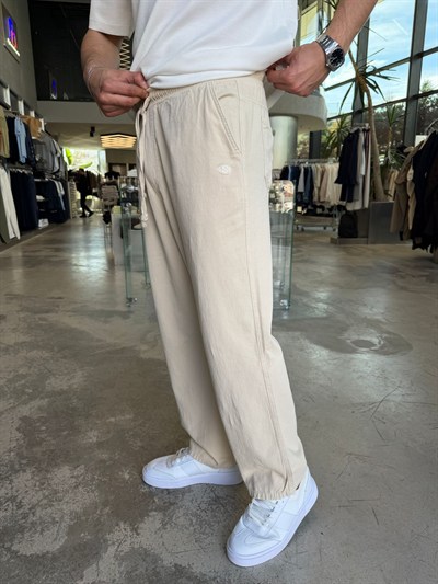 Krem S Logolu İnce Gabardin  -SPF4019