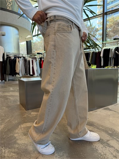 Krem Super Baggy Kot Pantolon WE4051