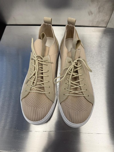 Krem Triko Ayakkabı