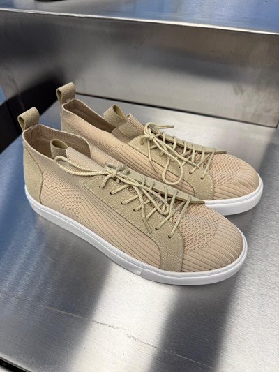 Krem Triko Ayakkabı