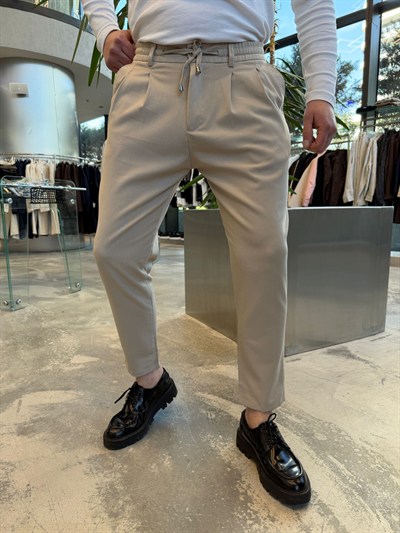 Krem W İthal Kumaş Keten -5062