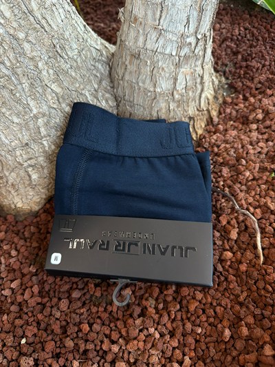 Lacivert Düz Pamuk Boxer 