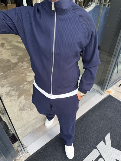 Lacivert Fitilli Fermuarlı Takım MR2858