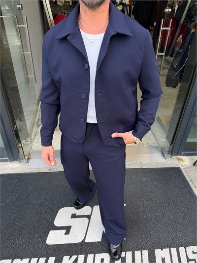 Lacivert Flare Fit Takım GG984