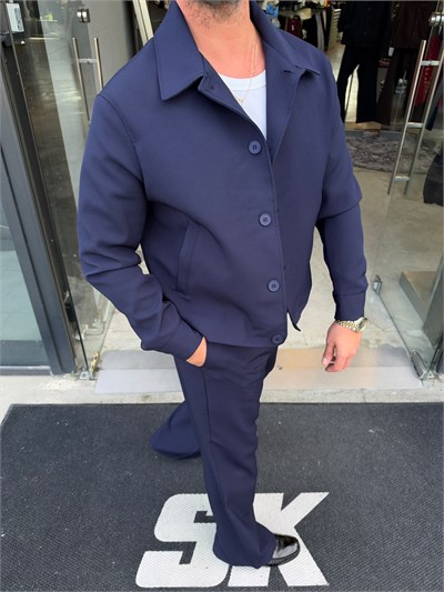 Lacivert Flare Fit Takım GG984