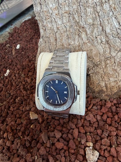 LACİVERT KADRAN ÇELİK KORDON SAAT