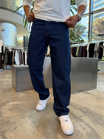 Lacivert Regular Fit Pantolon WE5914