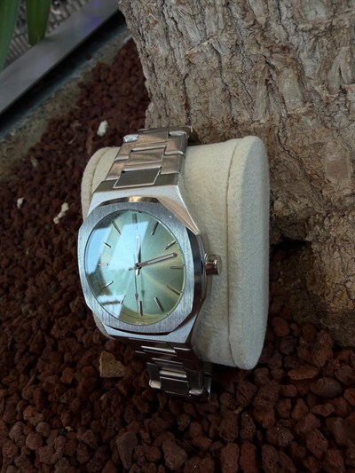 MİNT YEŞİL KADRAN ÇELİK KORDON SAAT