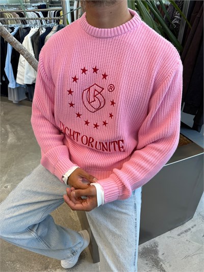 Pink Boxy-Fit Sweat