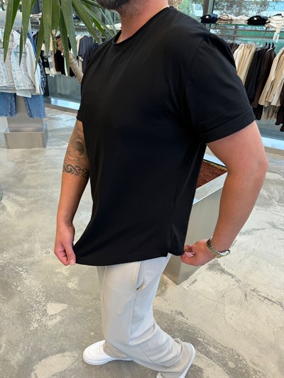 Siyah Basic T-Shirt 