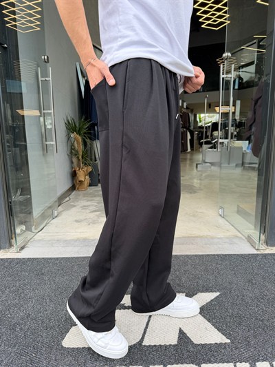 Siyah Double Face Kumaş Eşofman BRR40-209