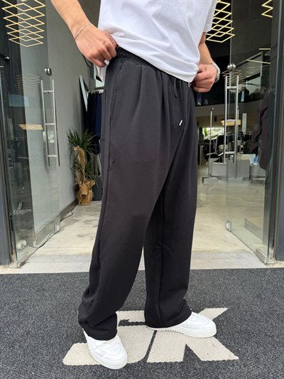 Siyah Double Face Kumaş Eşofman BRR40-209