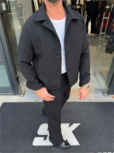 Siyah Flare Fit Takım GG984