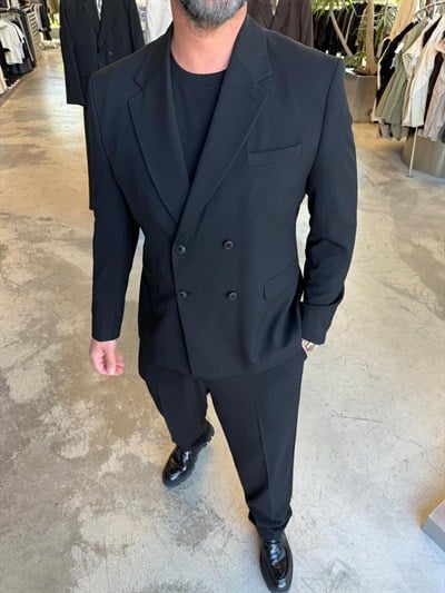 Siyah LKK Kruvaze Takım