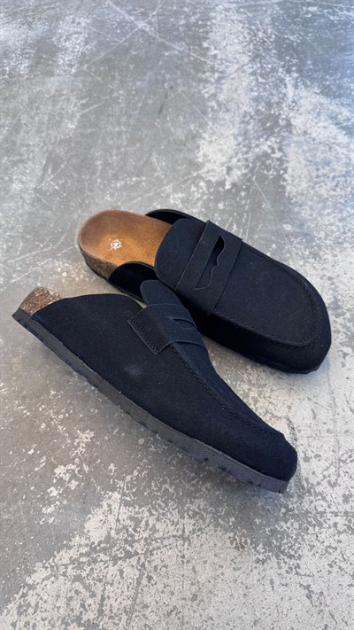 Siyah Loafer Terlik