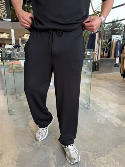 Siyah Modal Kumaş Eşofman SPF5126