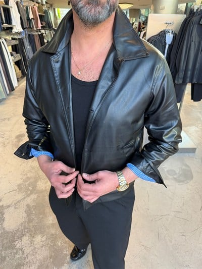 Siyah MRK 1995 Deri Ceket