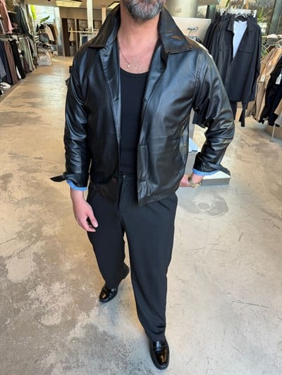 Siyah MRK 1995 Deri Ceket