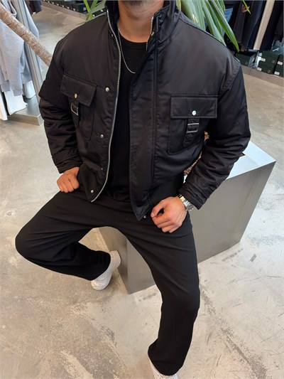 Siyah Pilot Ceket