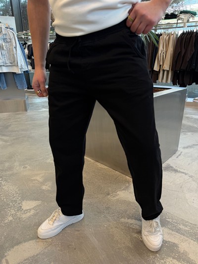 Siyah Regular Kalıp Gabardin -W888