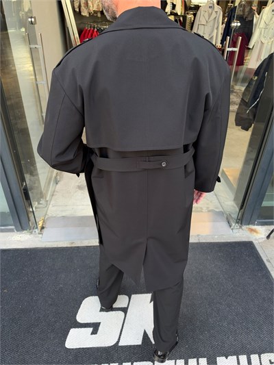 Siyah SK Premium Trençkot