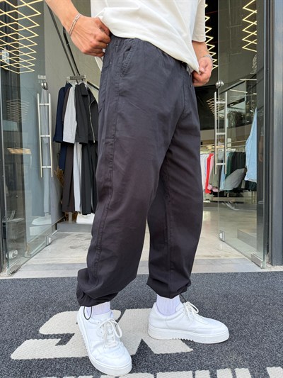 Siyah Stoper Paça İthal Gabardin -W5078