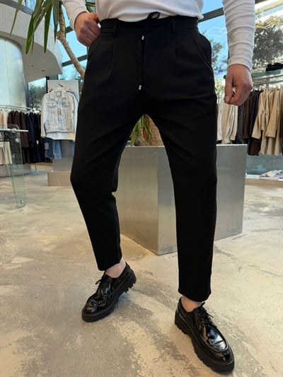 Siyah W İthal Kumaş Keten -5062